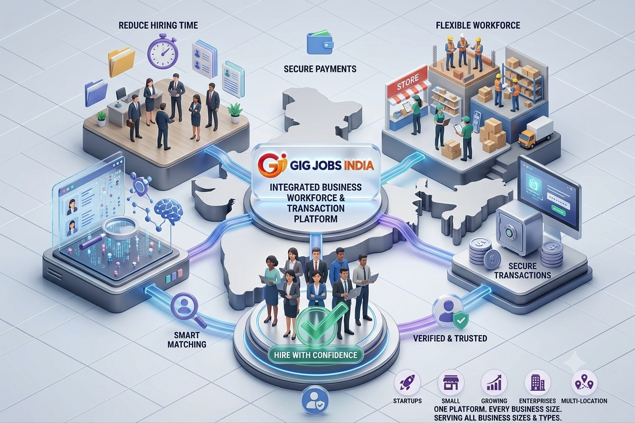 Business professionals collaborating